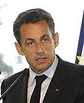 French President Nicholas Sarkozy